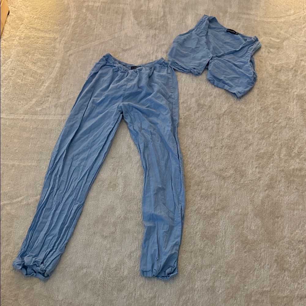 Light Blue Two-Piece Set